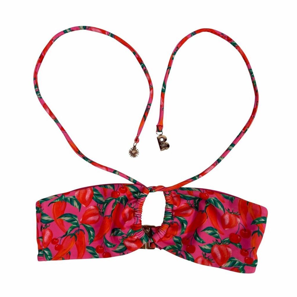 Blackbough Swim Penny Multiway XS Spicy Peppers Bikini Top